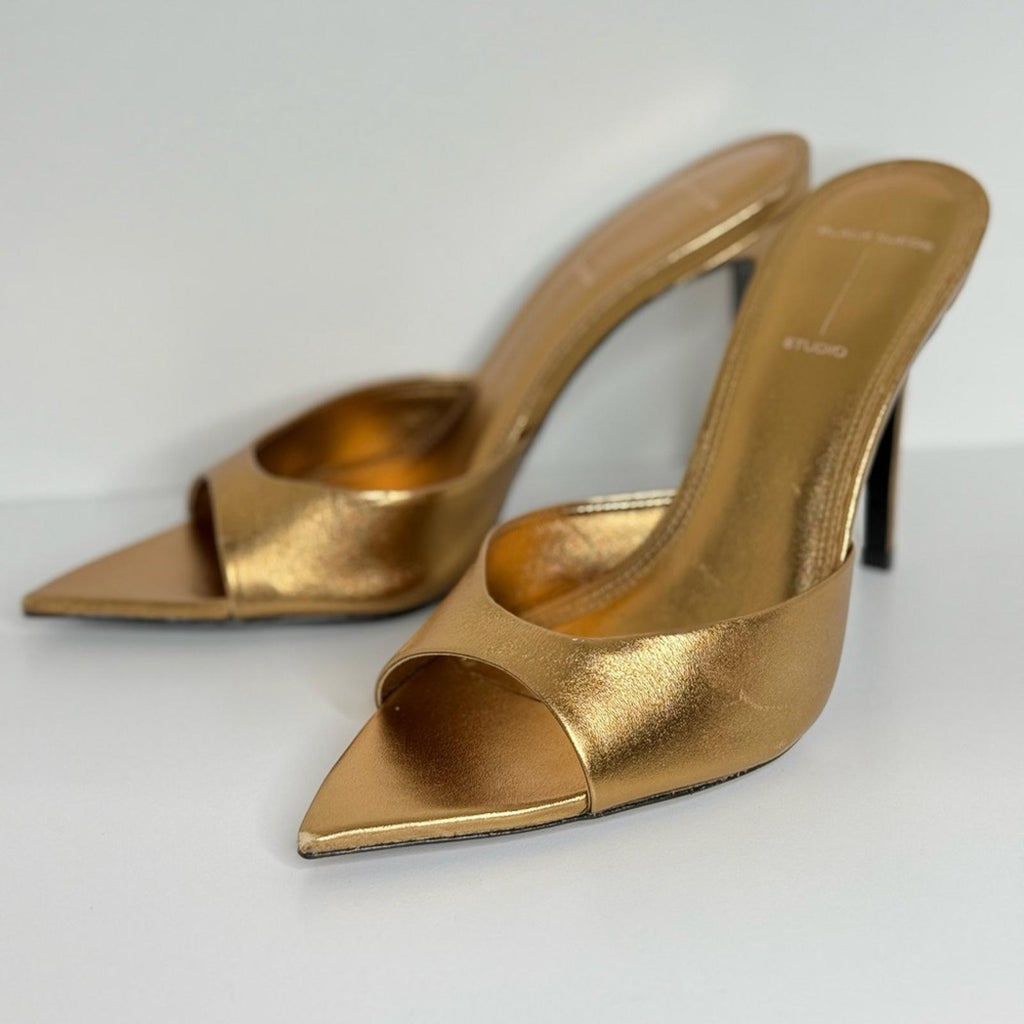 Black Suede Studio Brea Mules
