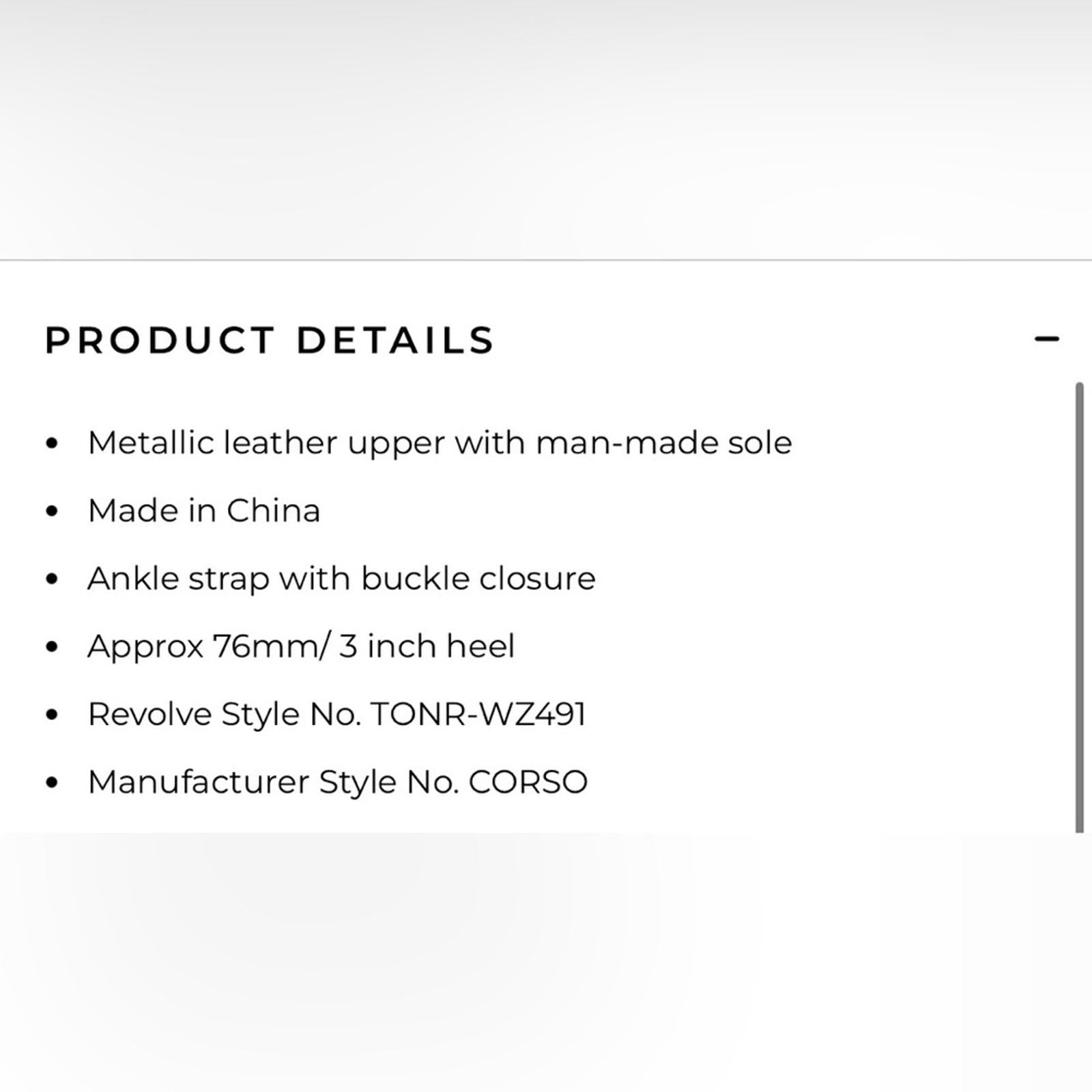 Tony Bianco Corso Heel