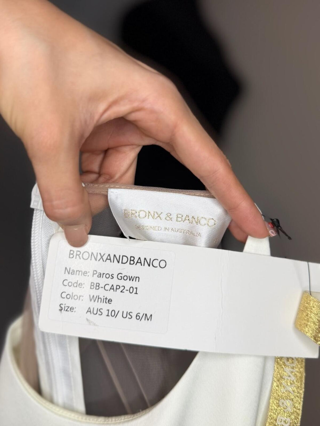 Bronx And Banco Paros Gown