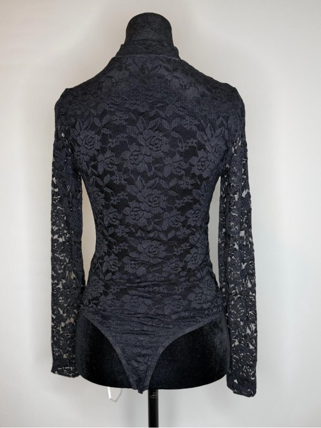Stems Lace Mock Neck Bodysuit