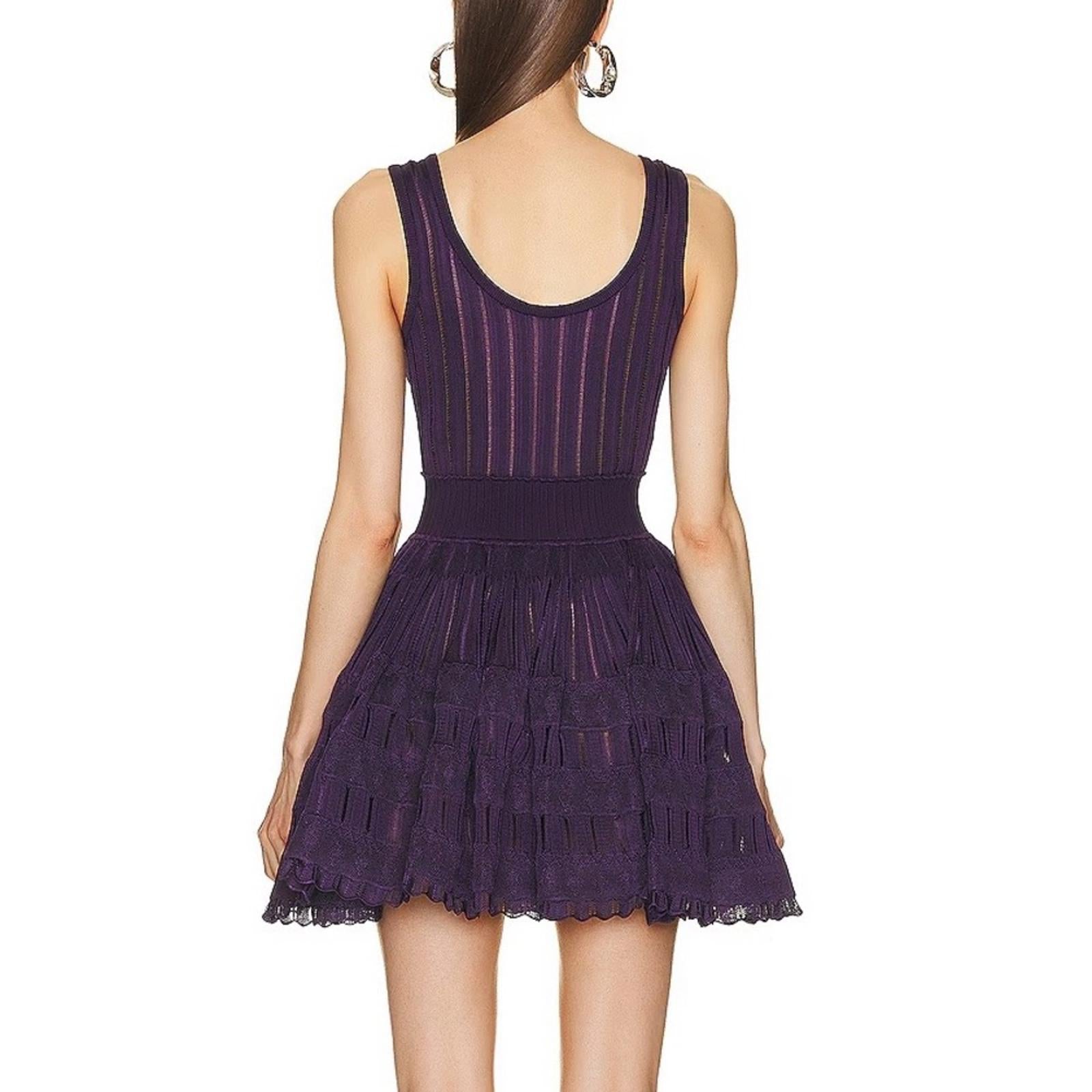 Alaia Fluid Skater Dress
