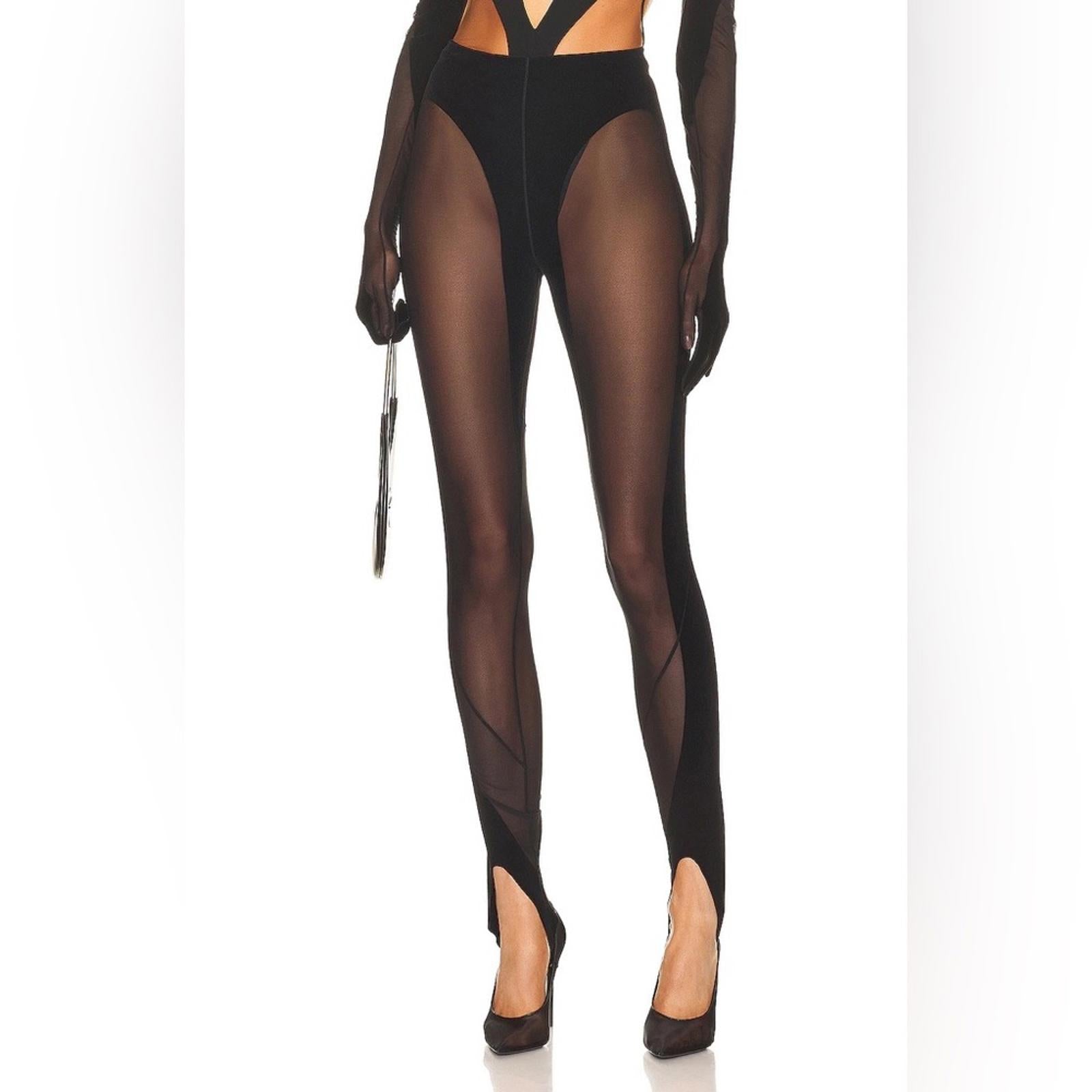 Wolford x Mugler Flock Shaping Leggings