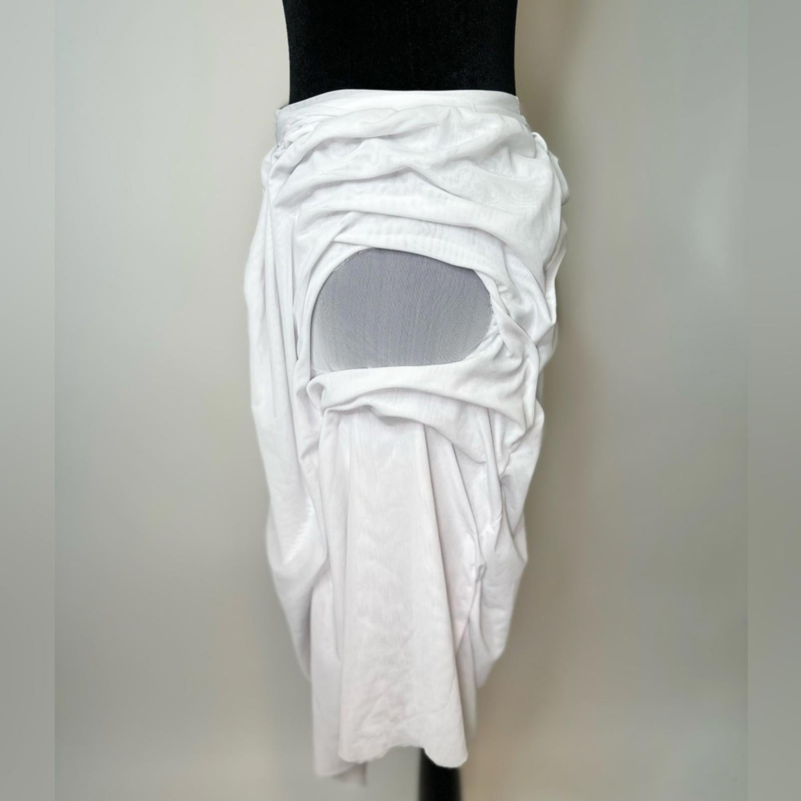 Di Petsa Wetlook Midi Skirt