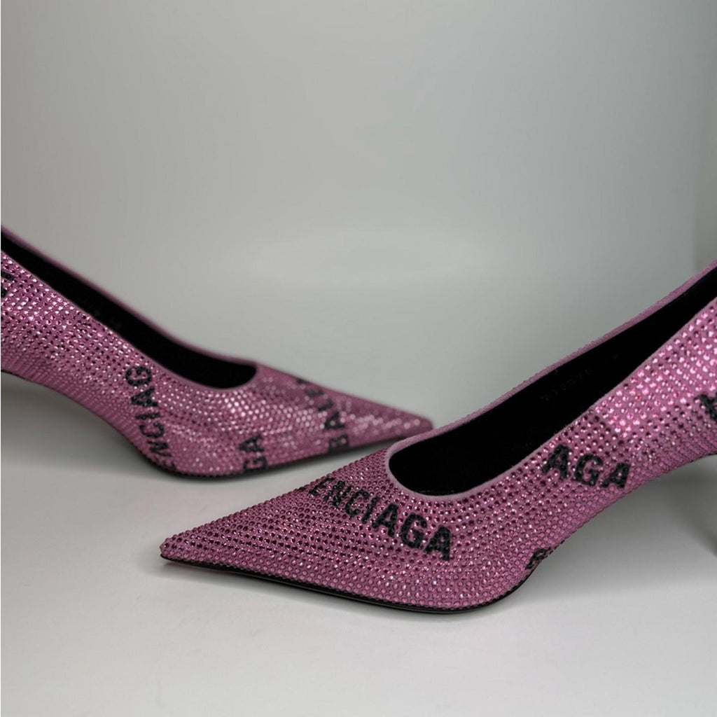 Balenciaga Square Knife Embellished Pumps