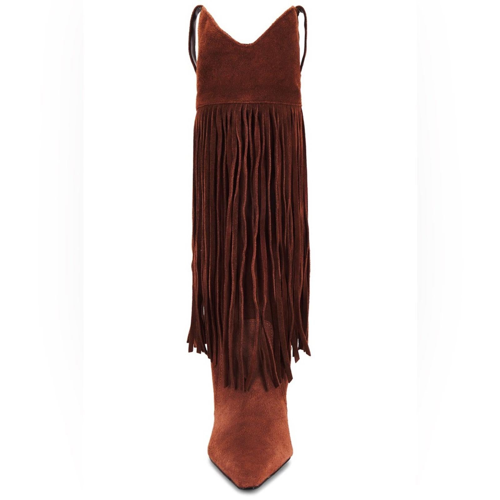 Schutz Raffaela Up Fringes Boots