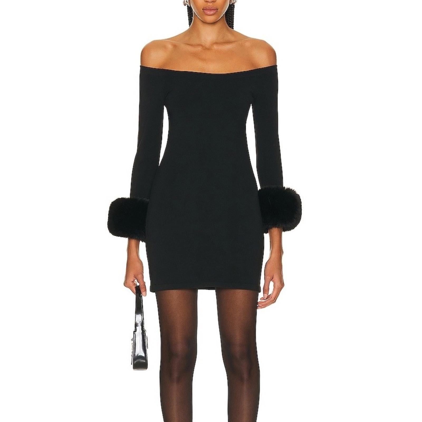 Alexander Wang Off The Shoulder Mini Dress