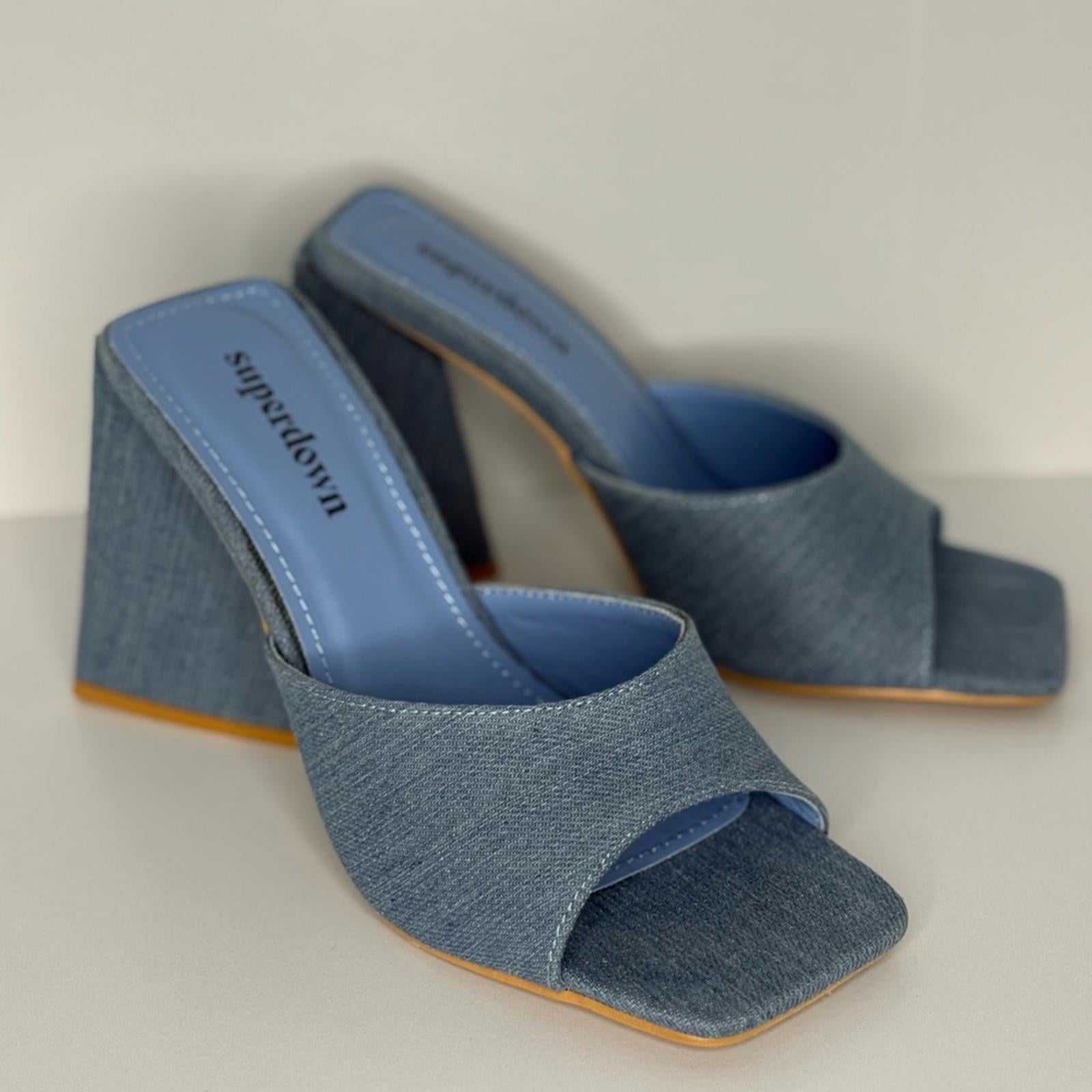 Superdown Indigo Heels