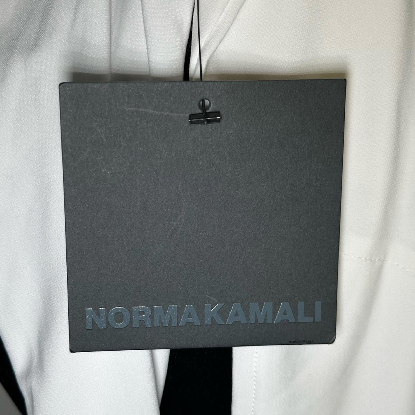 Norma Kamali NK Shirt Straight Leg Jumpsuit