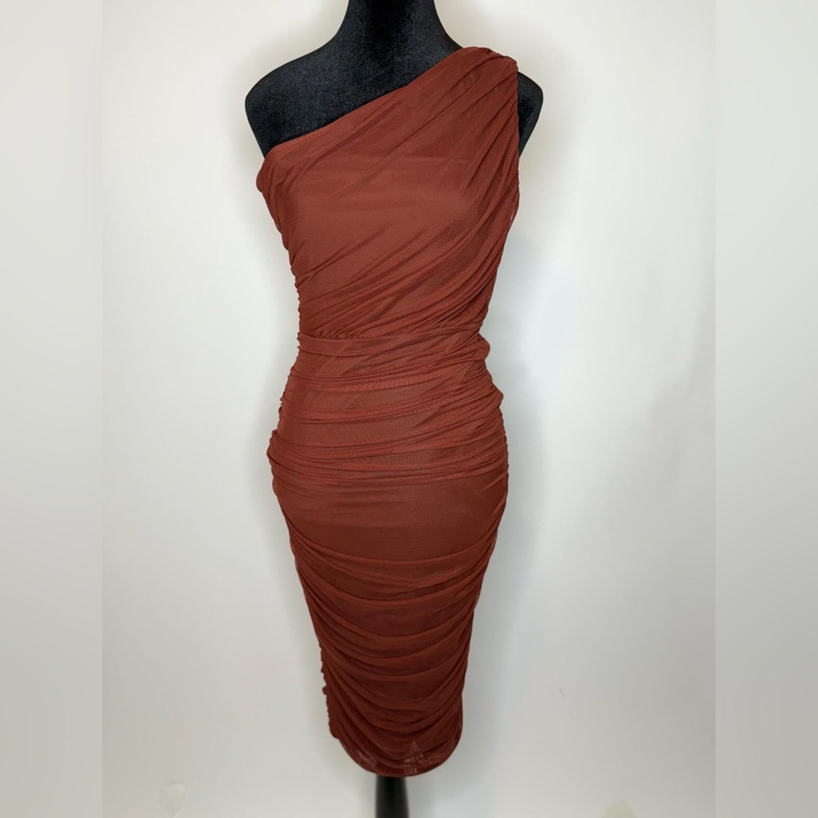 Nookie x Revolve Inspire One Shoulder Midi Dress