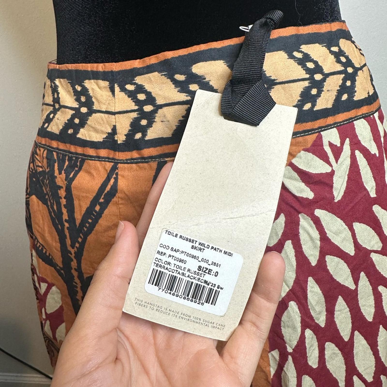 Johanna Ortiz Wild Patch Midi Skirt