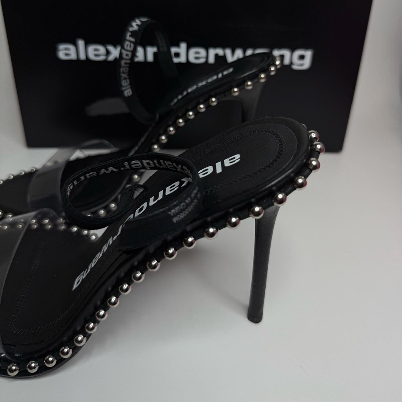 Alexander Wang Nova Logo Sandals
