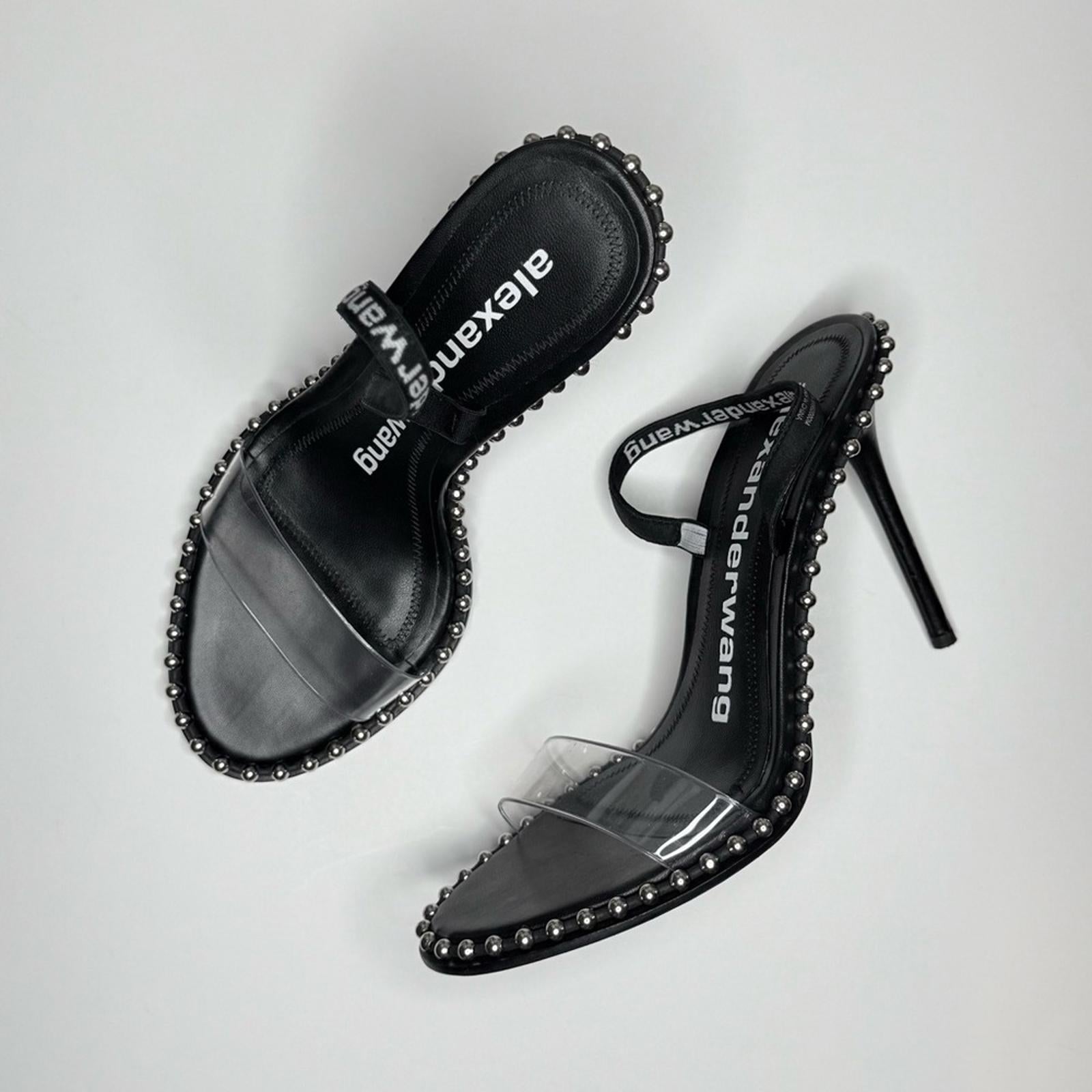 Alexander Wang Nova Logo Sandals