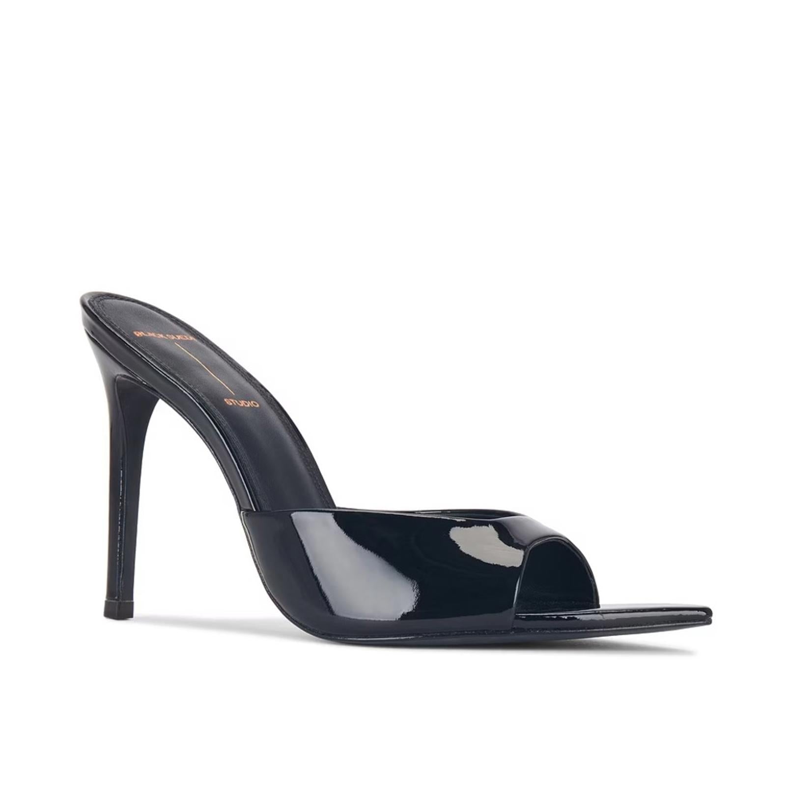 Black Suede Studio Brea Mule