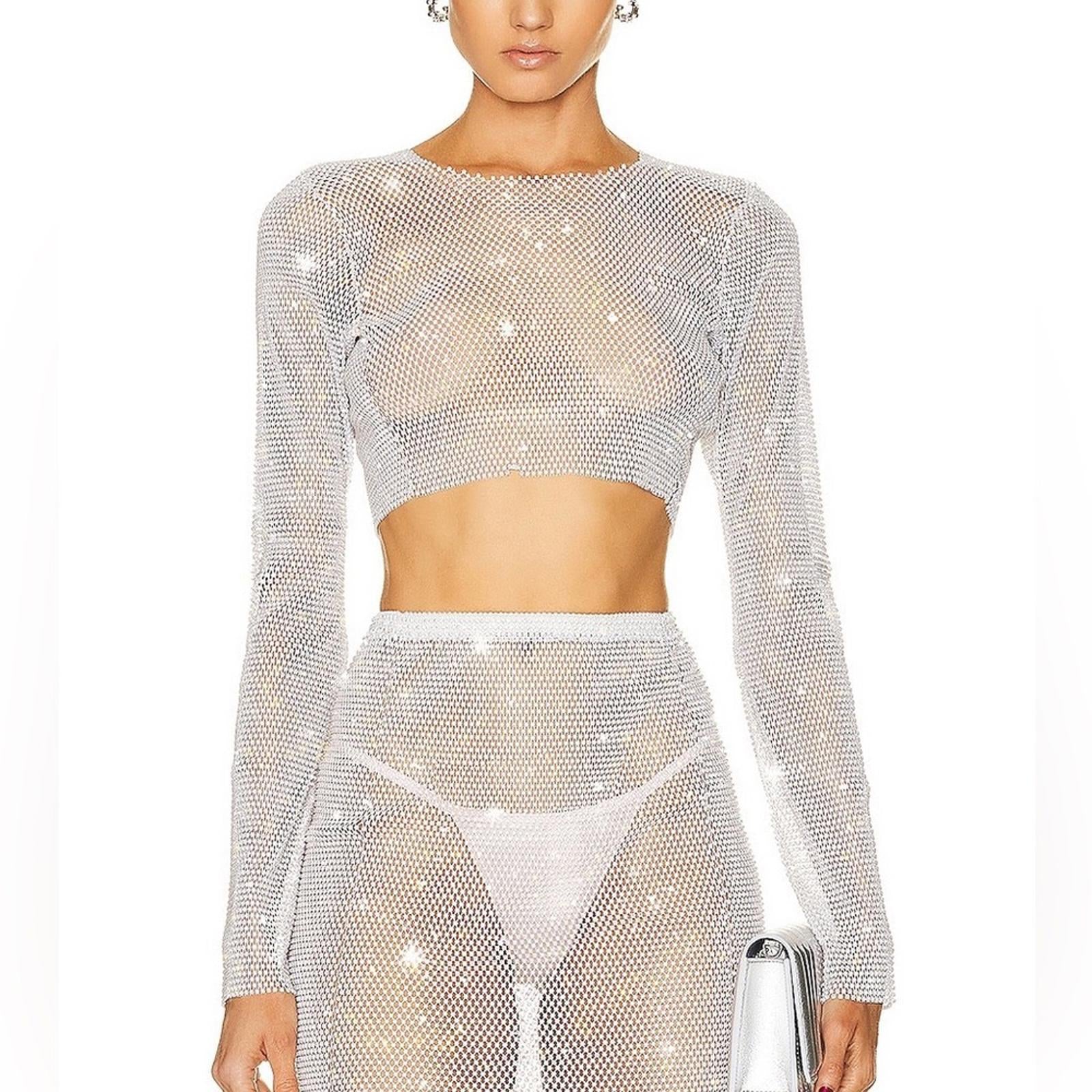 Santa Brands Long Sleeve Crop Top