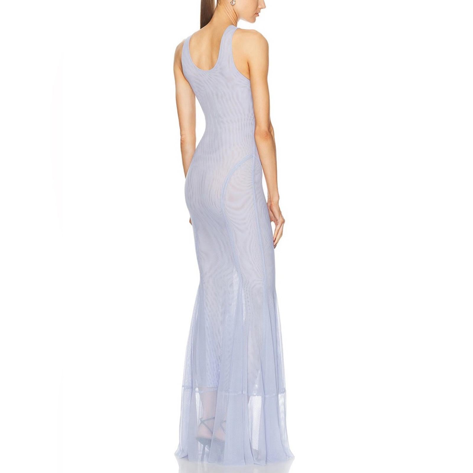 Norma Kamali Racer Fishtail Gown