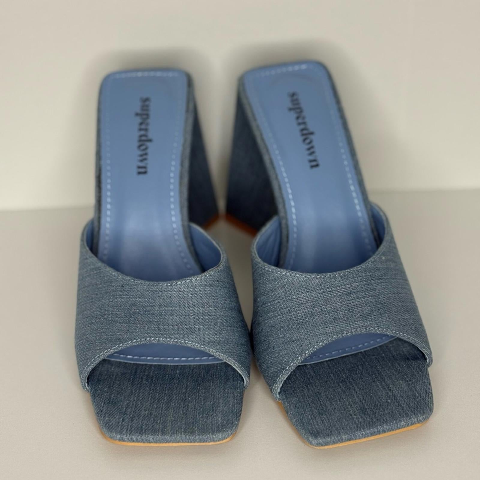 Superdown Indigo Heels