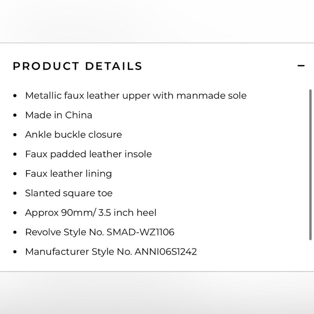 Steve Madden Annie Heel