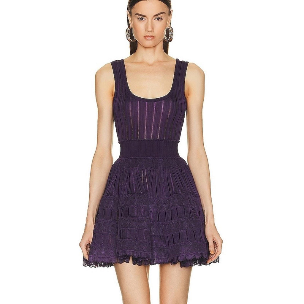 Alaia Fluid Skater Dress