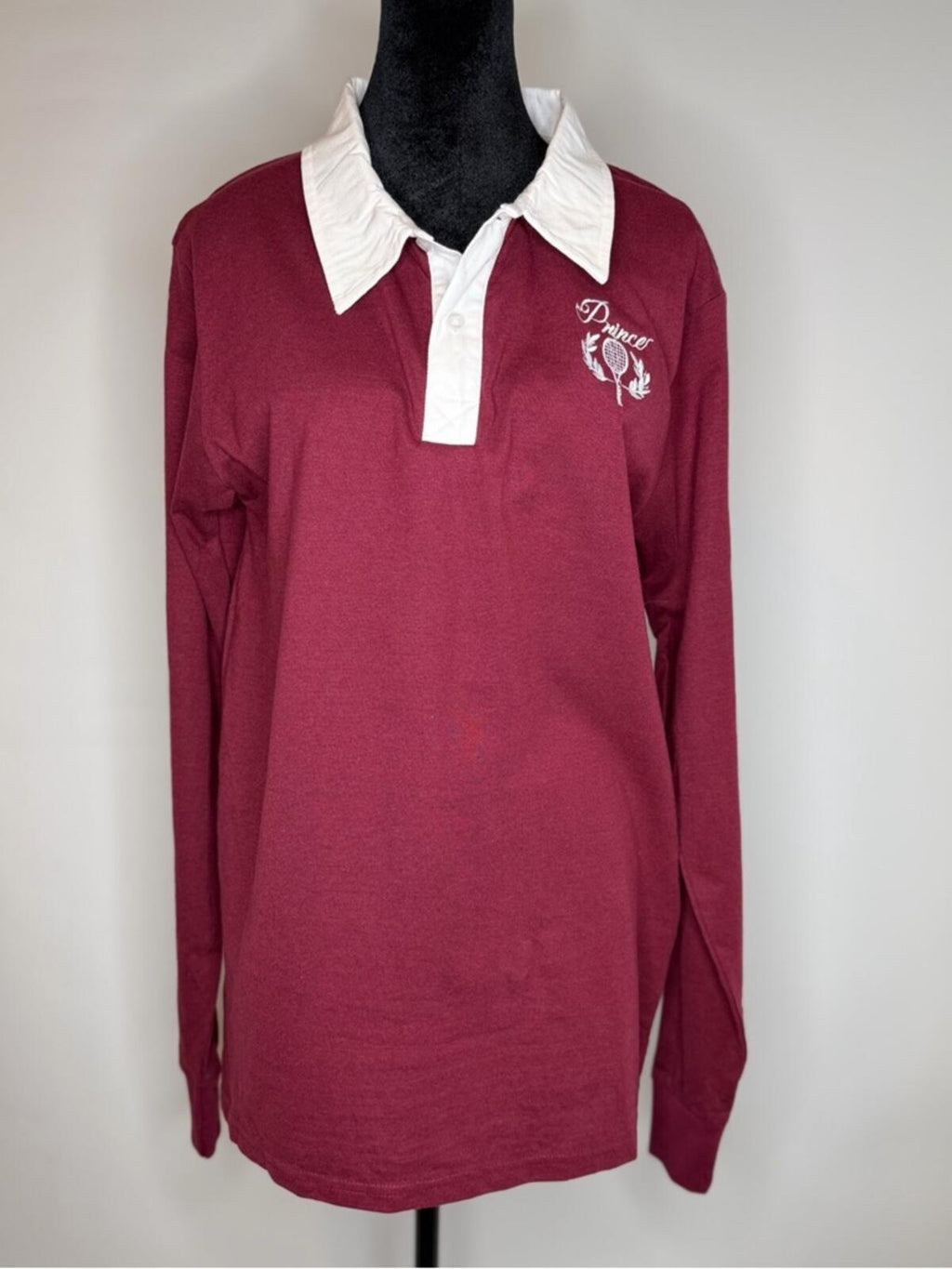 Prince Tennis Button Up Rugby Shirt