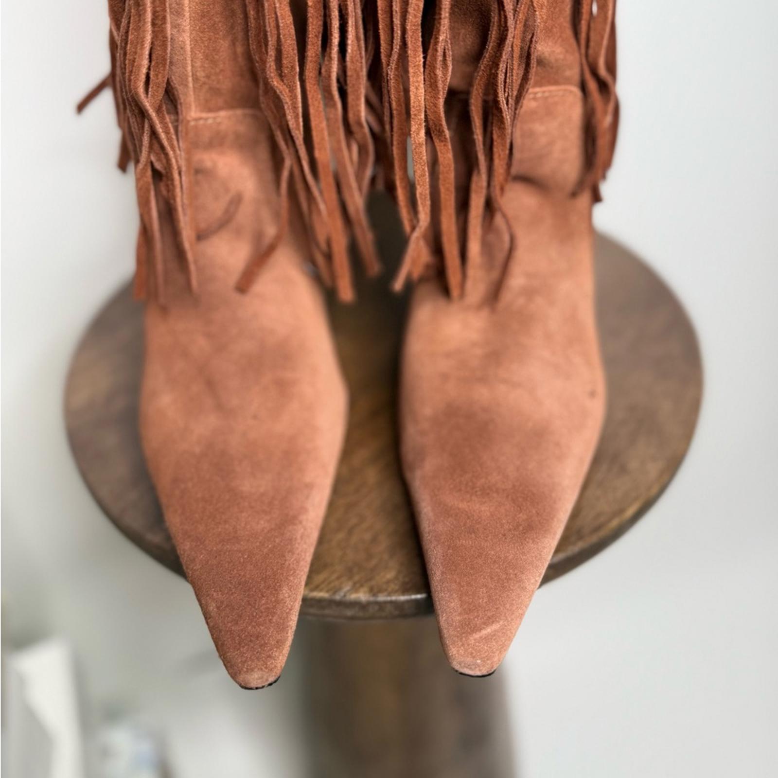Schutz Raffaela Up Fringes Boots