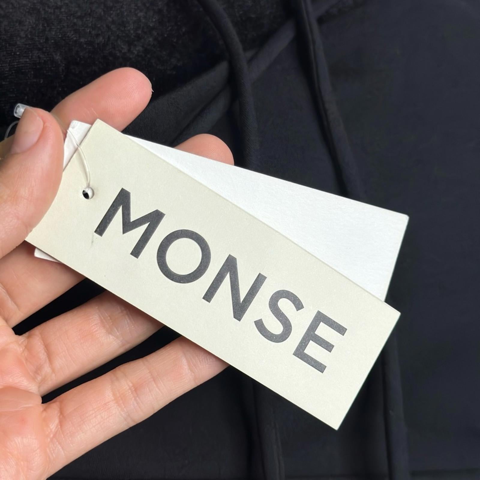 Monse Asymmetrical Off The Shoulder Keyhole Dress