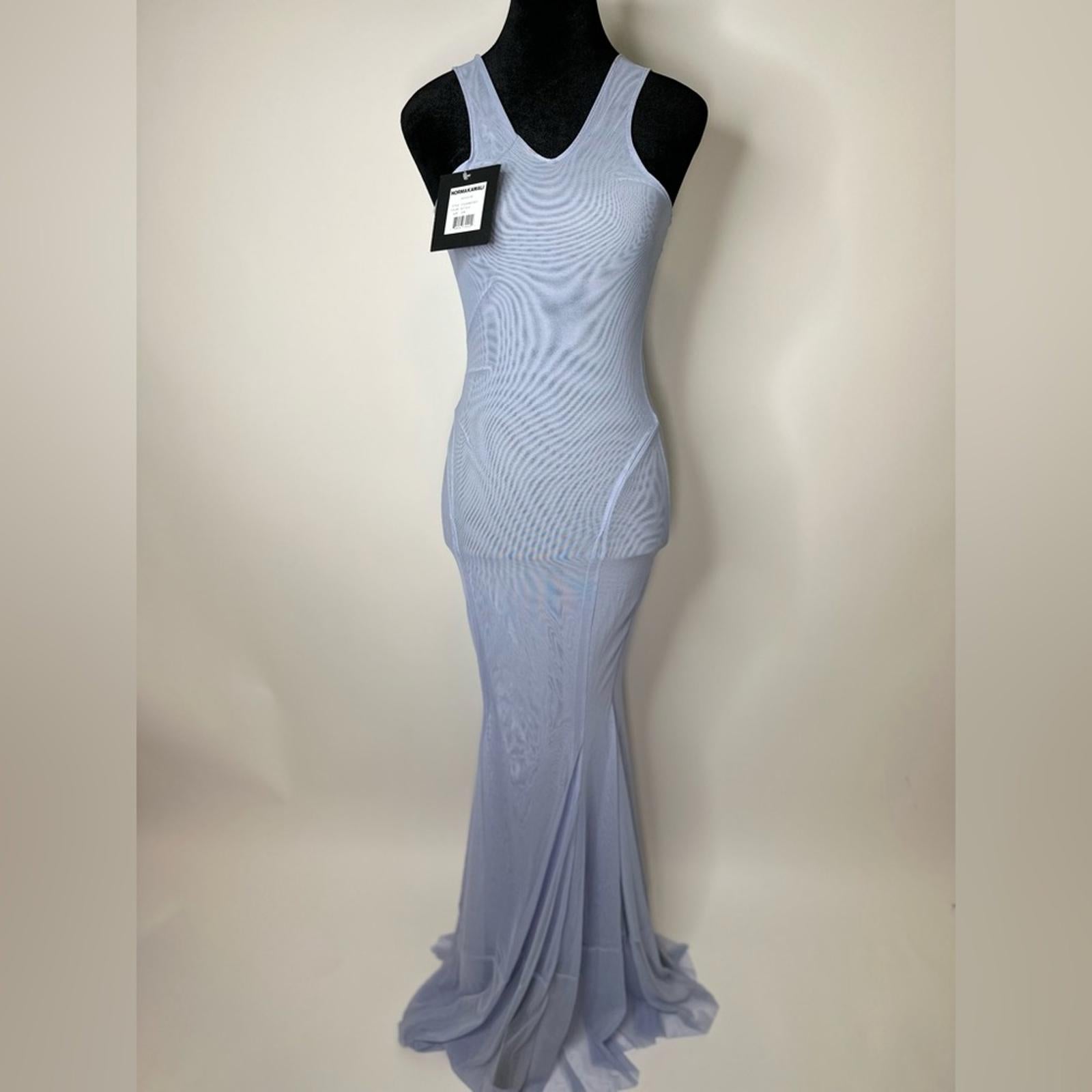 Norma Kamali Racer Fishtail Gown