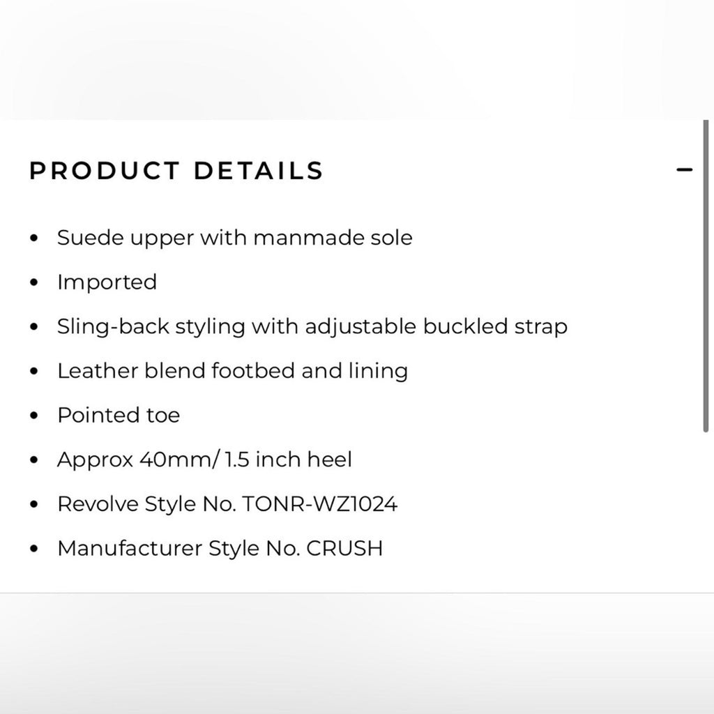 Tony Bianco Crush Slingback Pump