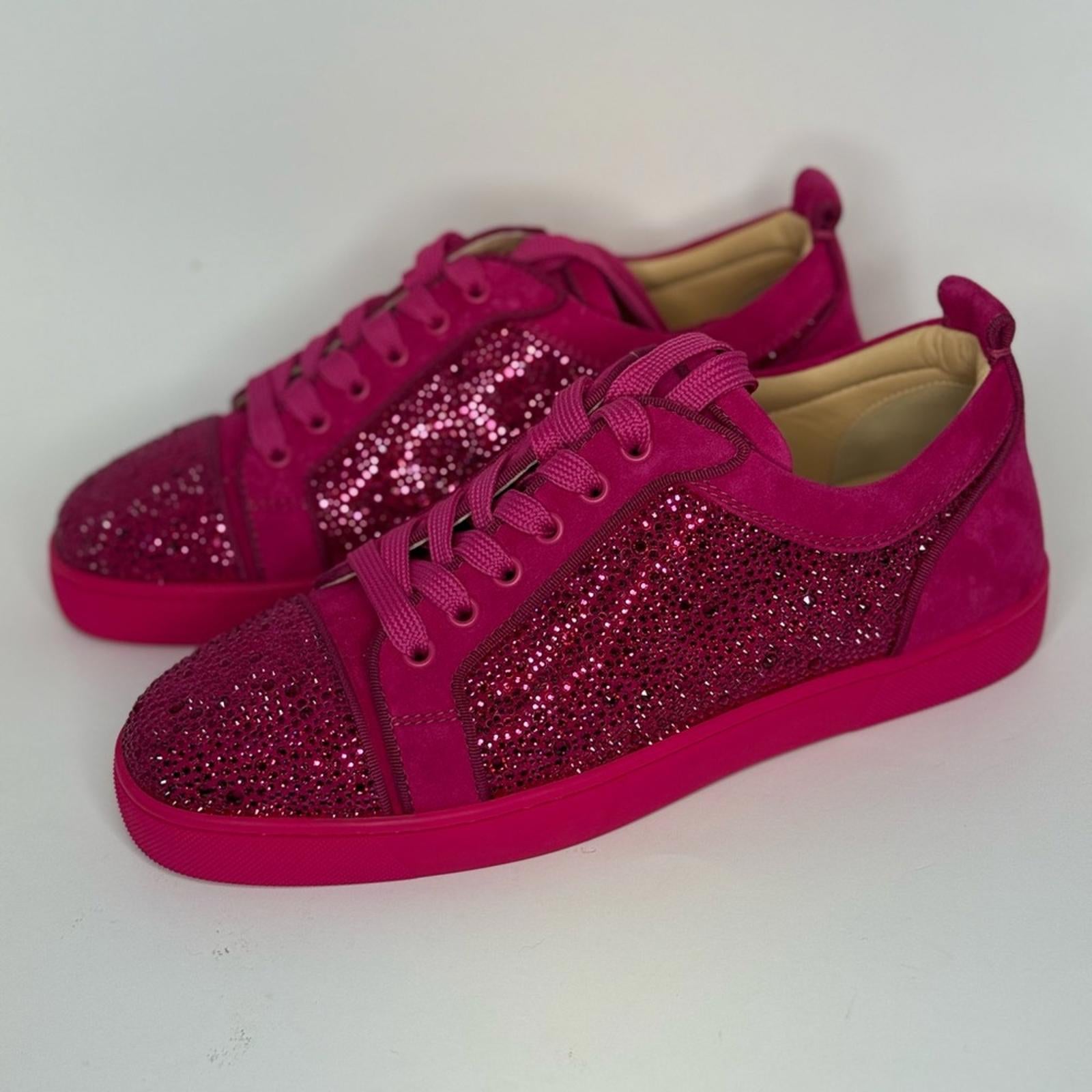Christian Loubotin Crystal Sneakers