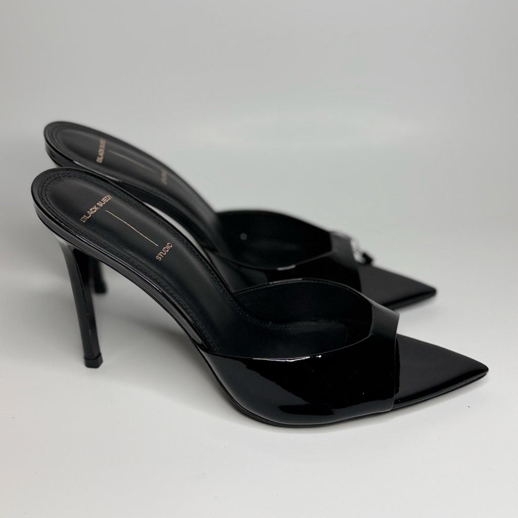Black Suede Studio Brea Mule