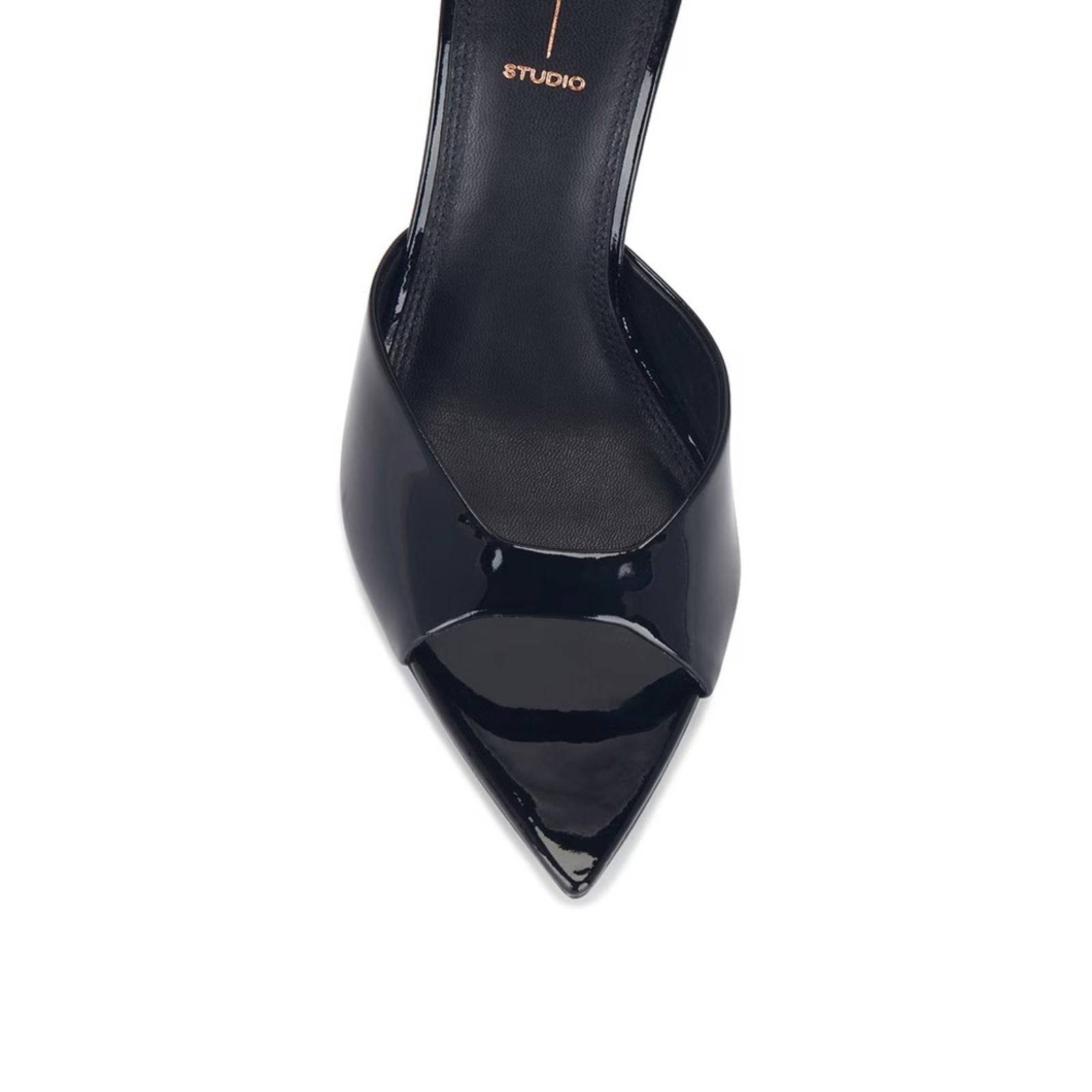 Black Suede Studio Brea Mule