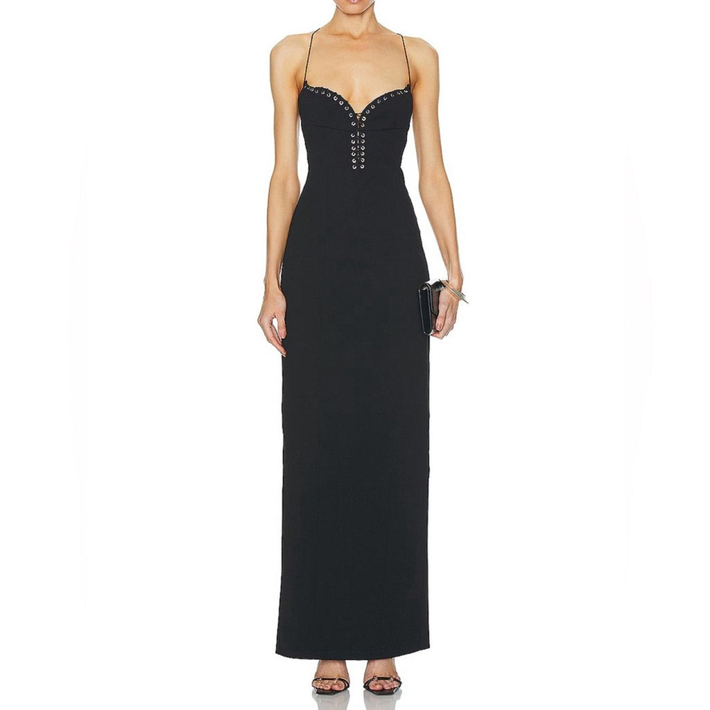 Ludovic De Saint Sernin Cleavage Long Dress