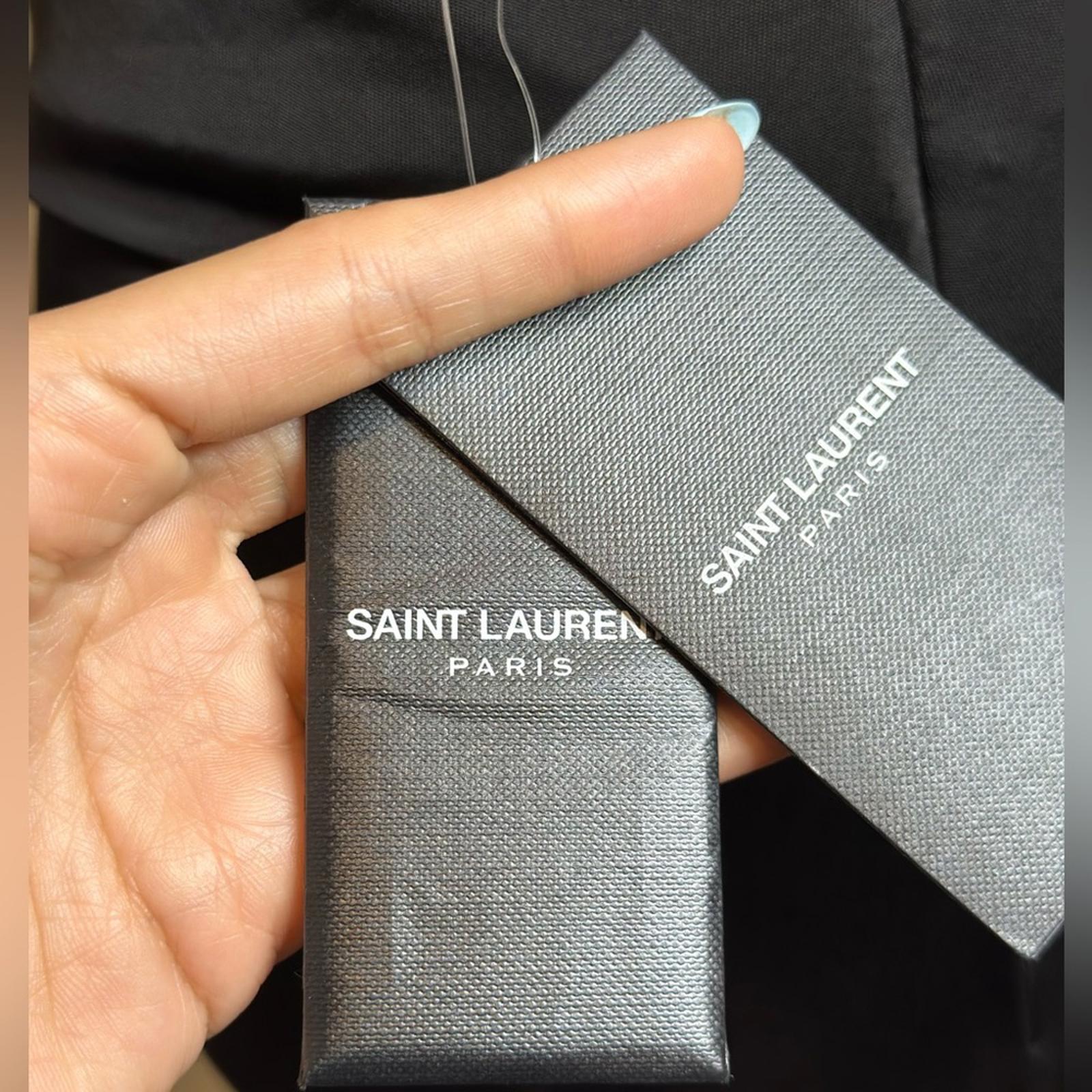 Saint Laurent Jersey Shiny Skirt