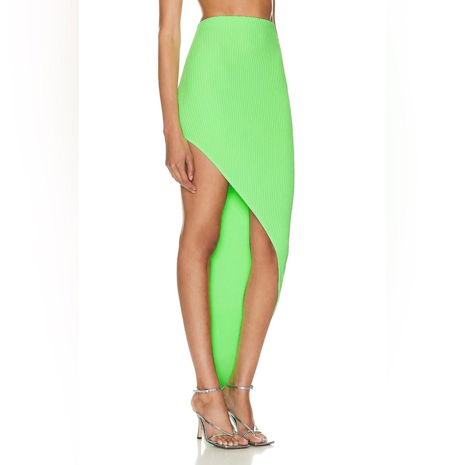 David Koma Asymmetrical Hem Knit Skirt