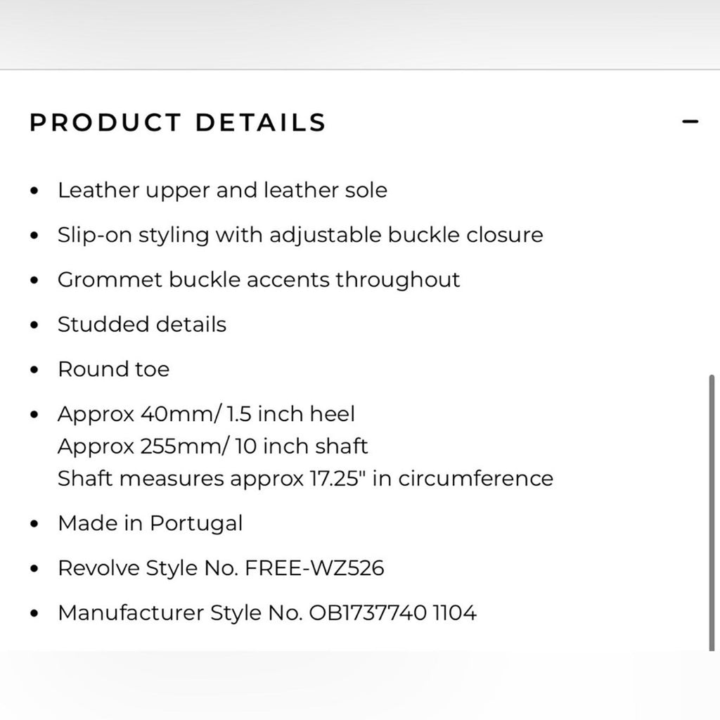 Free People x We the Free Janey Engineer Boot