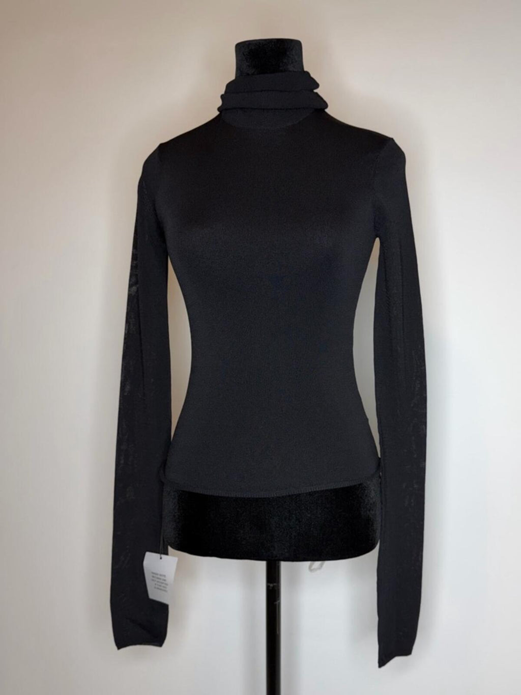 Eaves Alexander Sheer Turtleneck Sweater