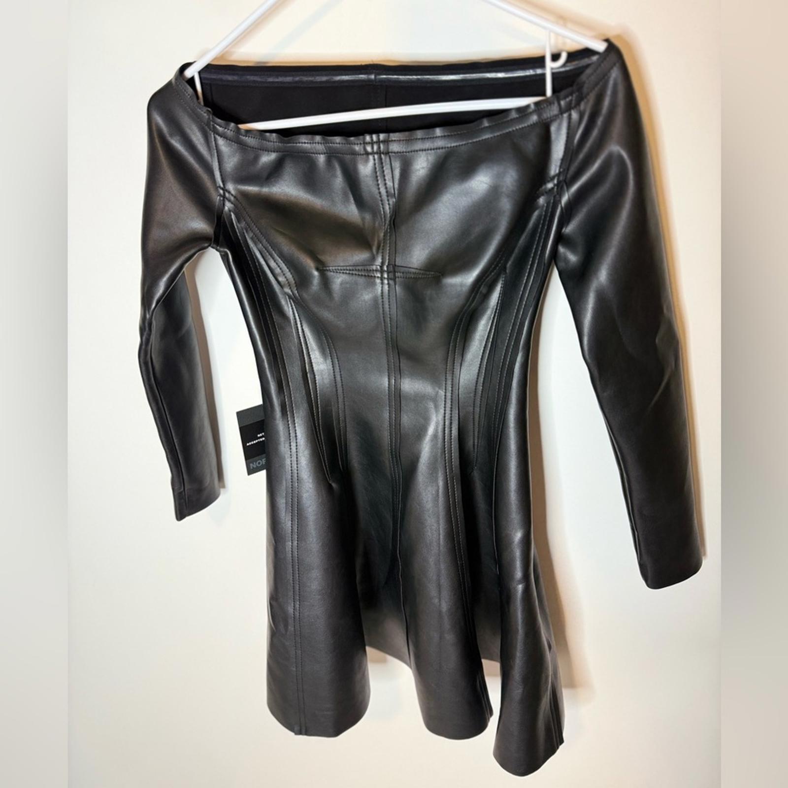 Norma Kamali x Revolve Off Shoulder Grace Mini Dress