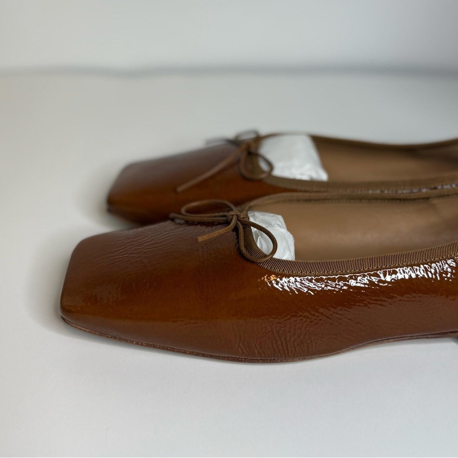 Mansur Gavriel Square Toe Ballerina Flats