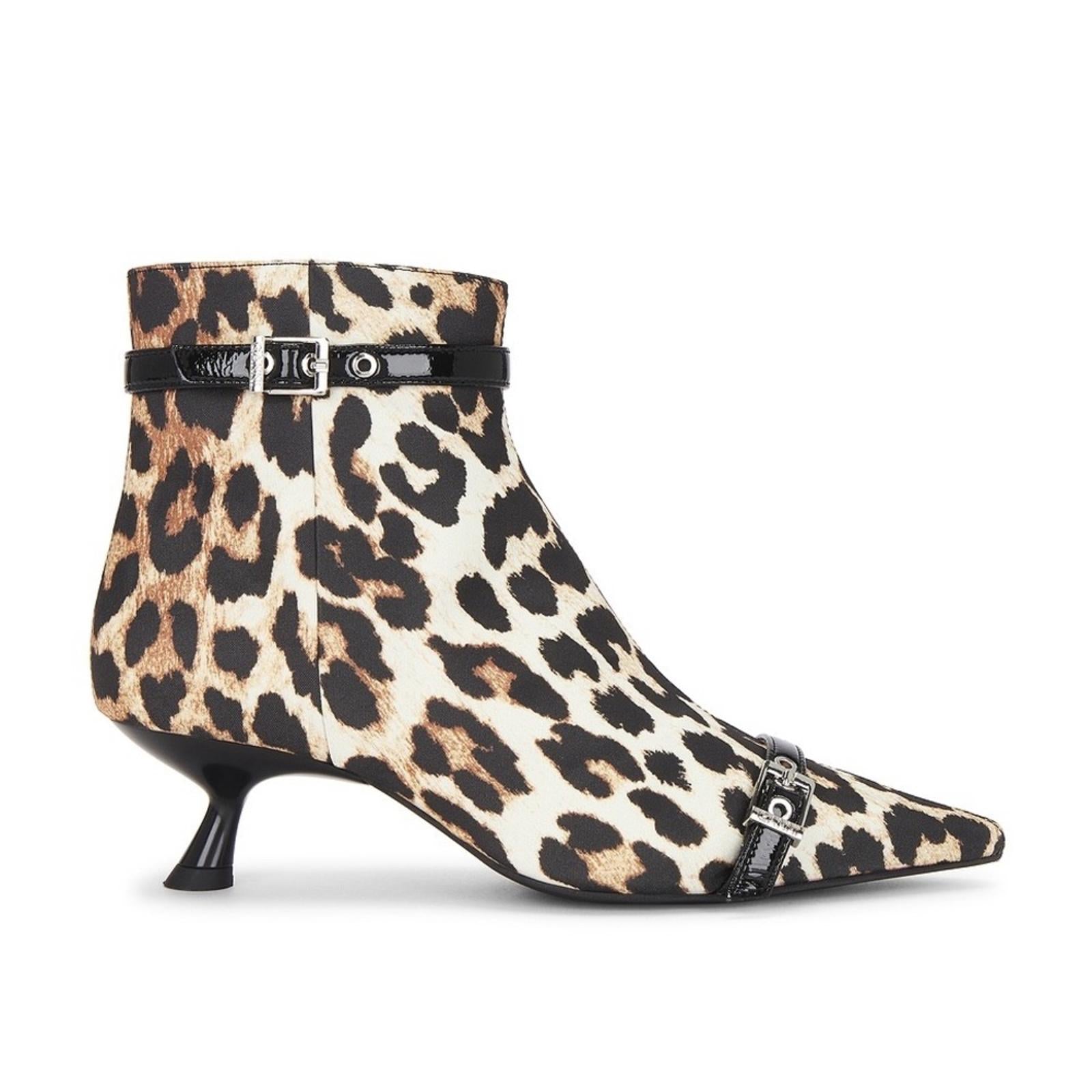 Ganni Eyelets Kitten Heel Boots