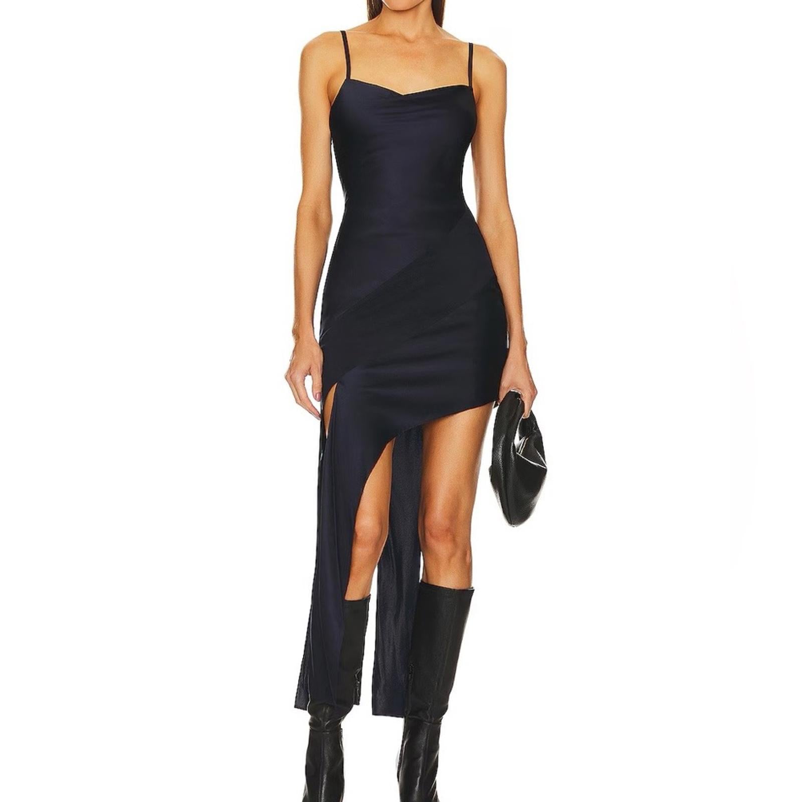 Helmut Lang Slash Slip Dress
