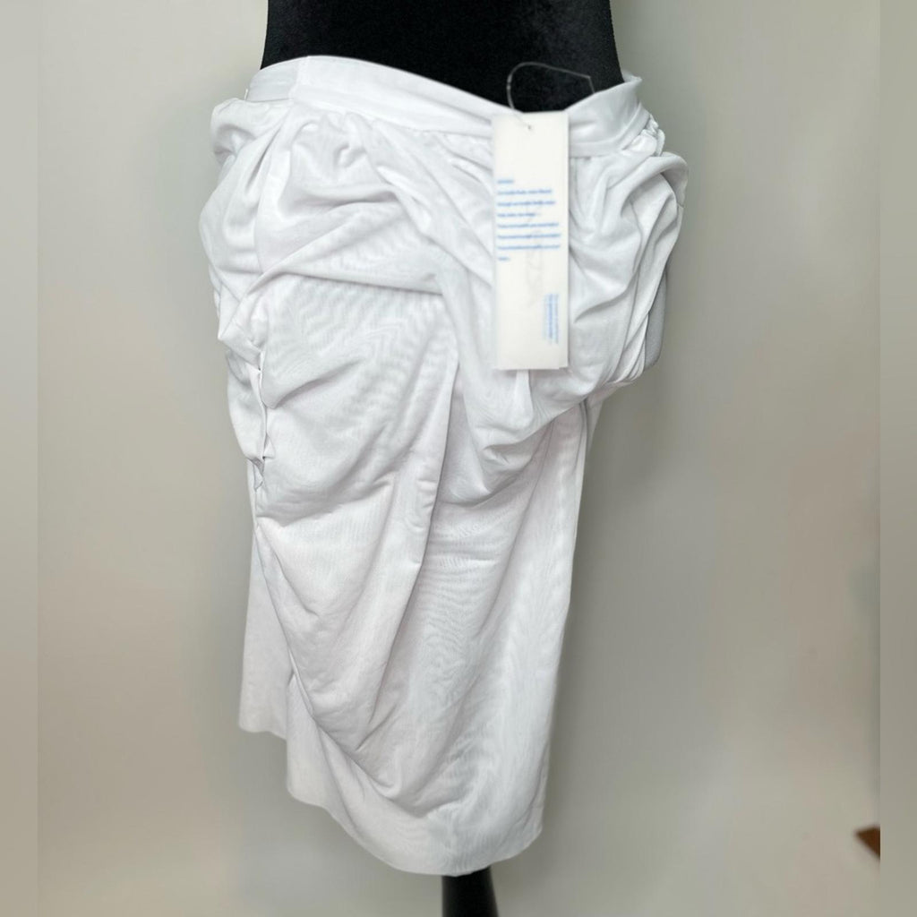 Di Petsa Wetlook Midi Skirt