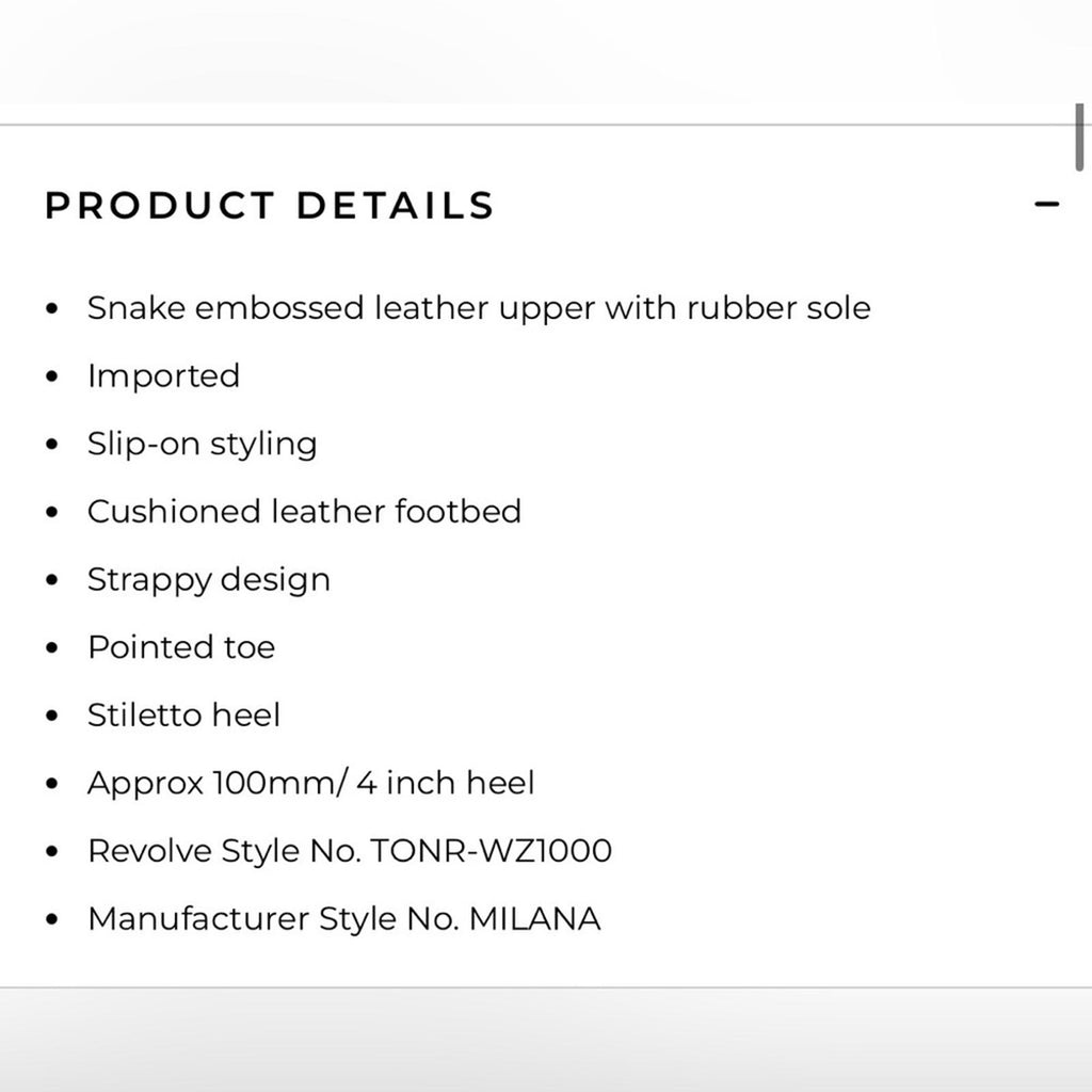 Tony Bianco Milana Sandal