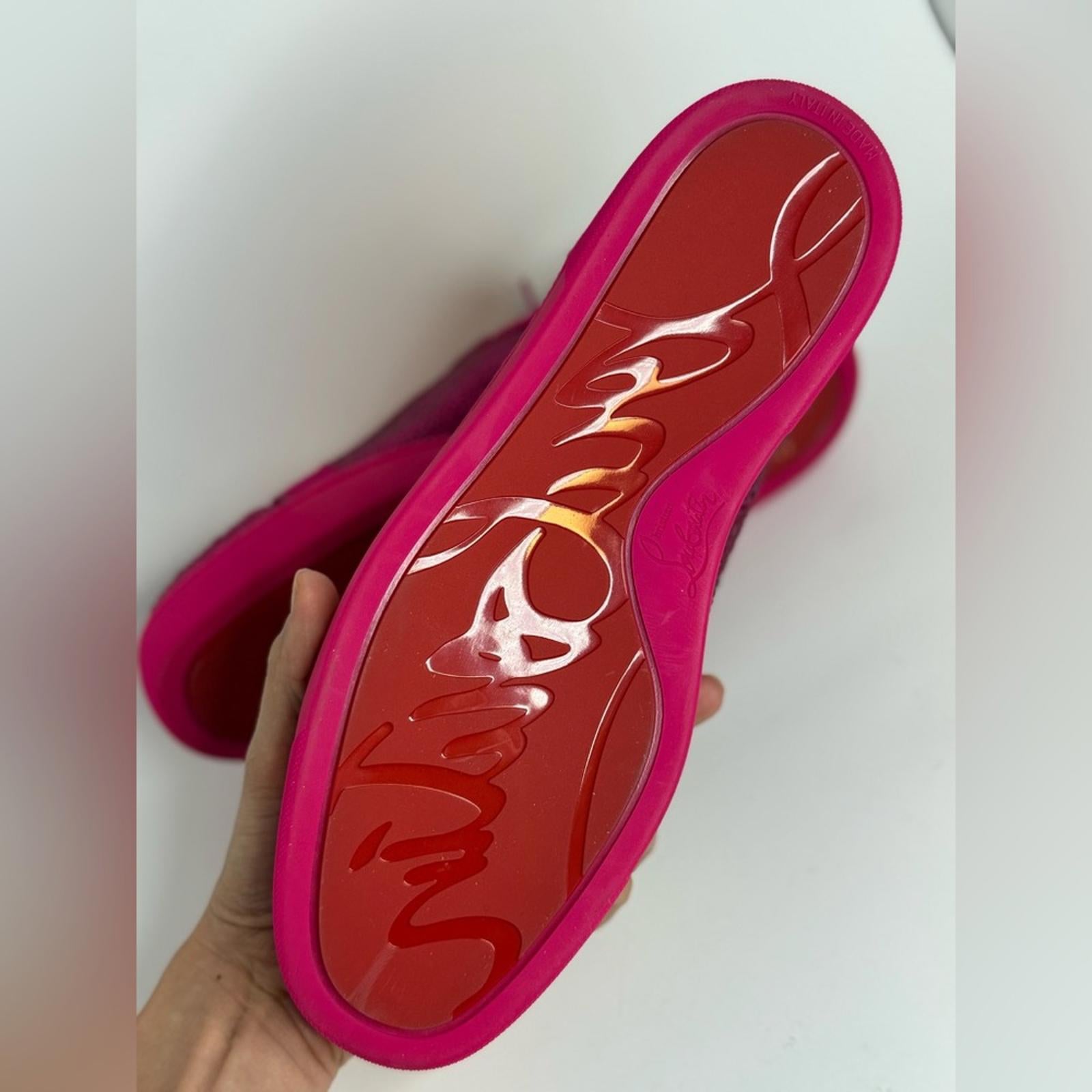 Christian Loubotin Crystal Sneakers