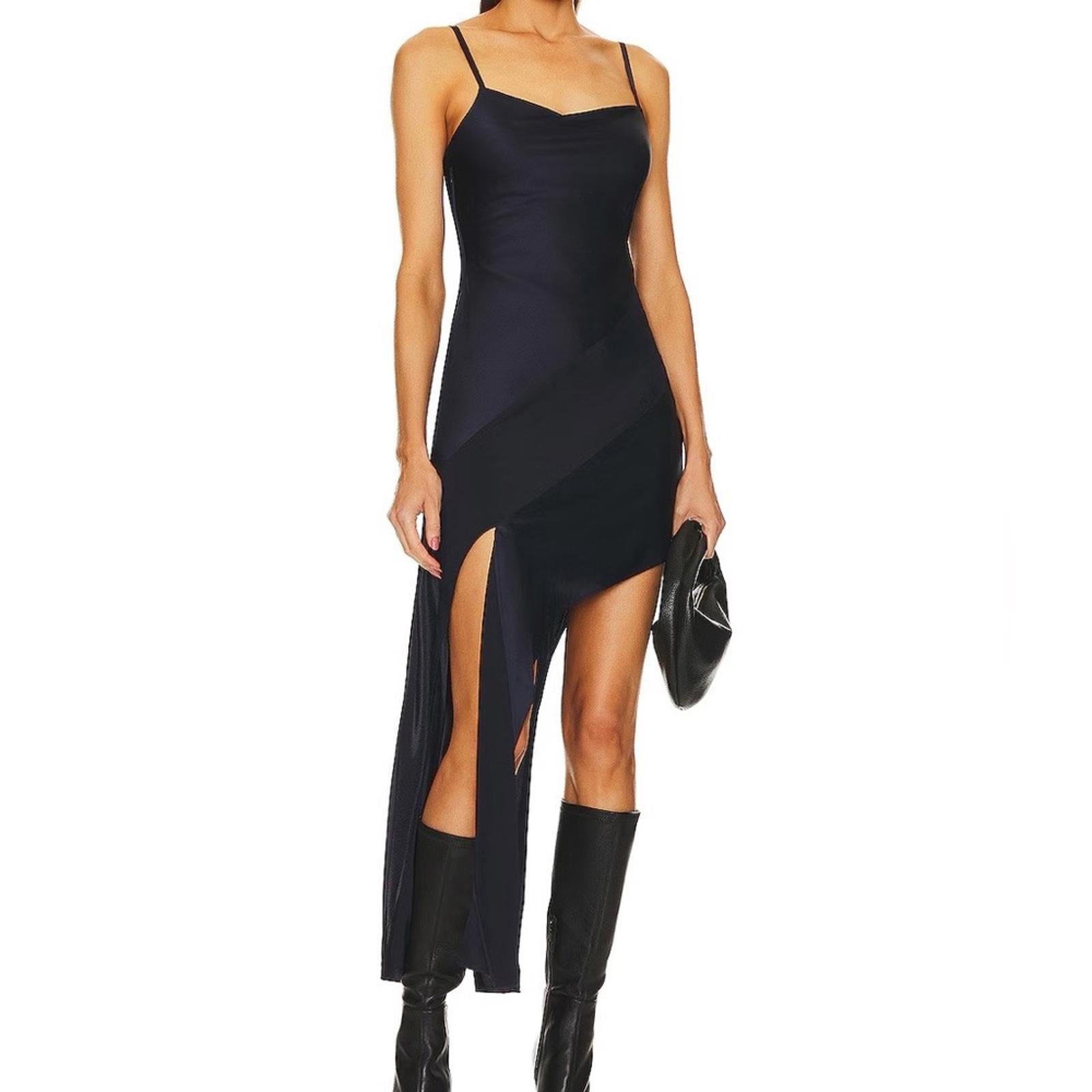 Helmut Lang Slash Slip Dress