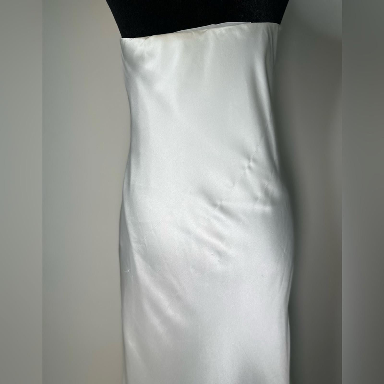 Norma Kamali Bias Strapless Gown