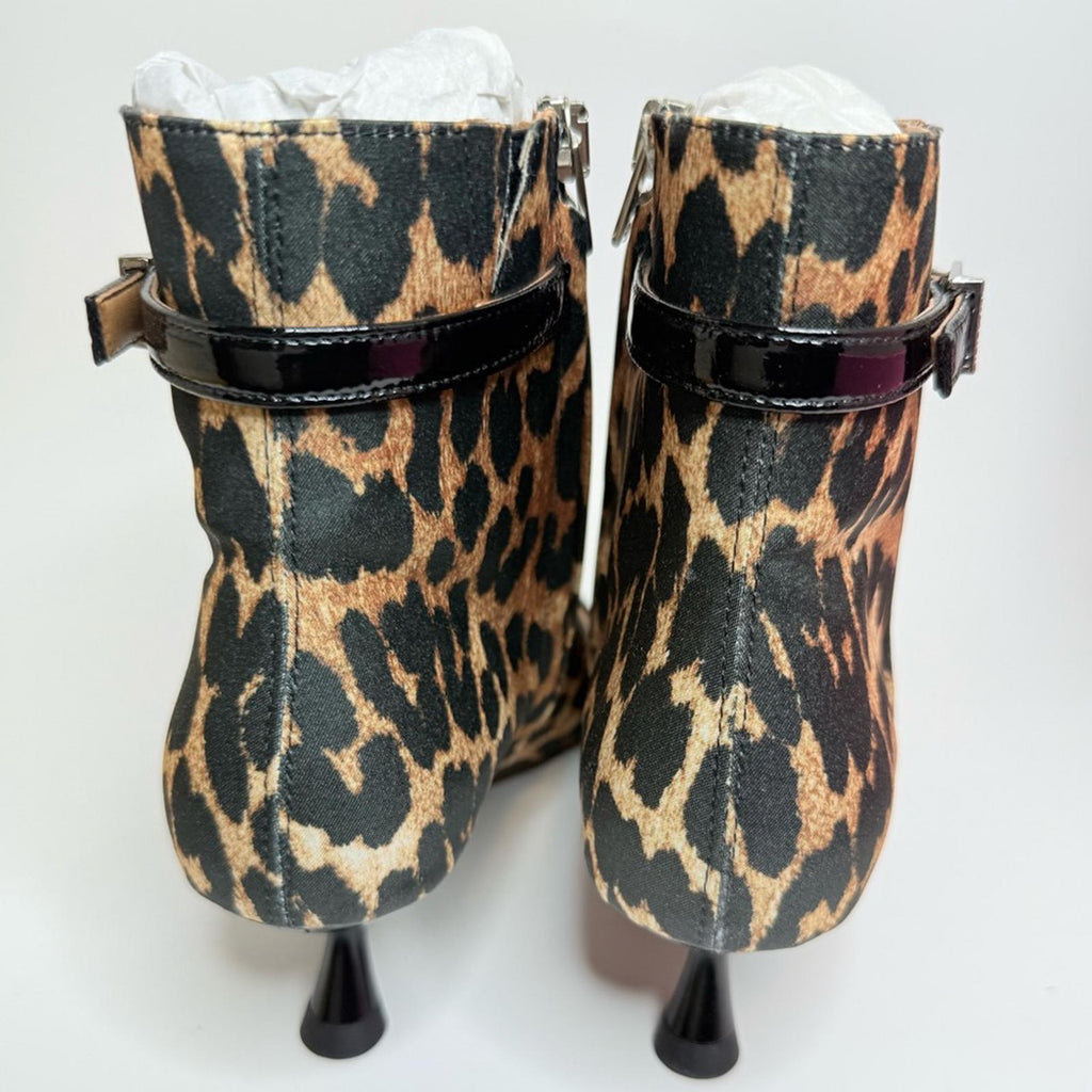 Ganni Eyelets Kitten Heel Boots