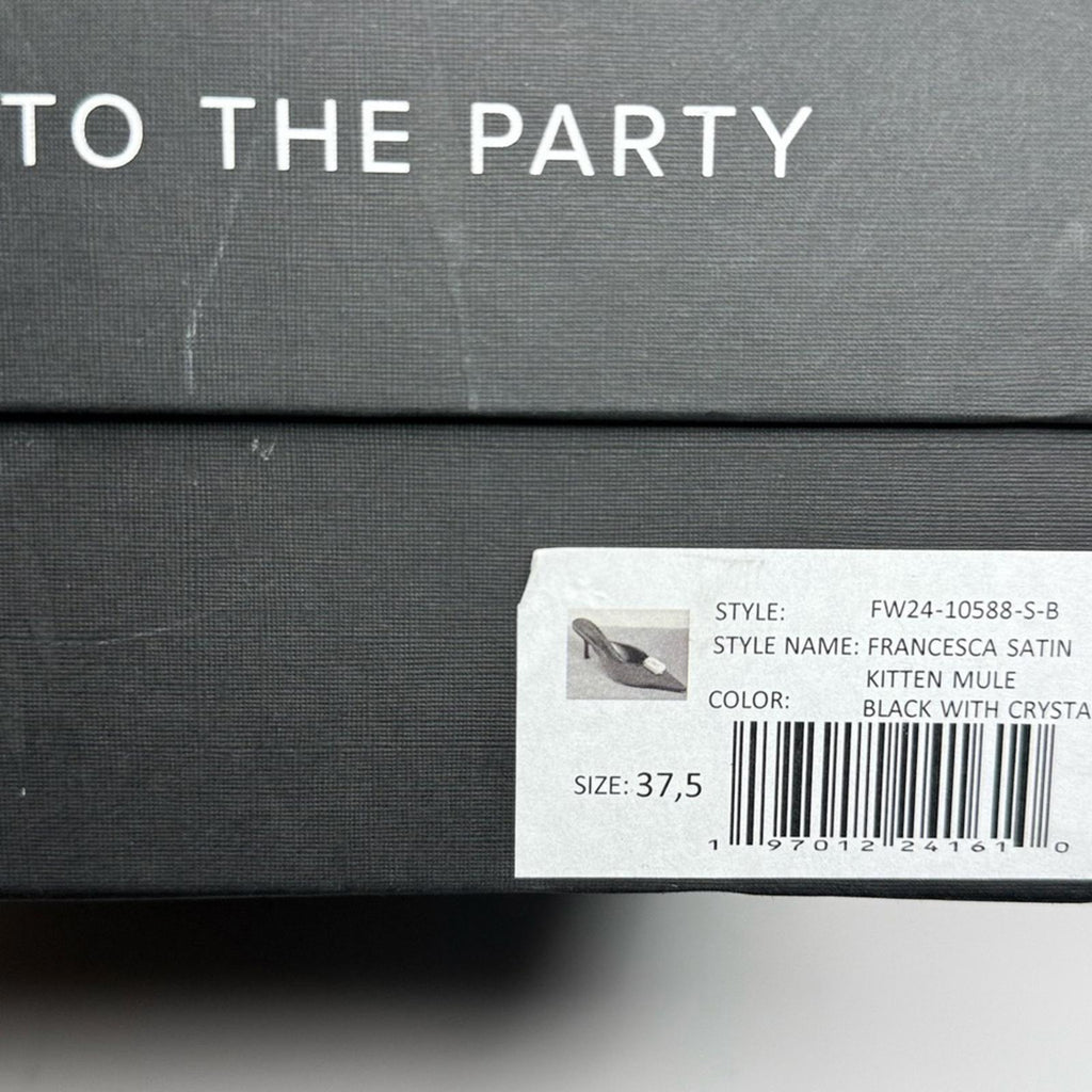 Retrofete Francesca Satin Kitten Mule