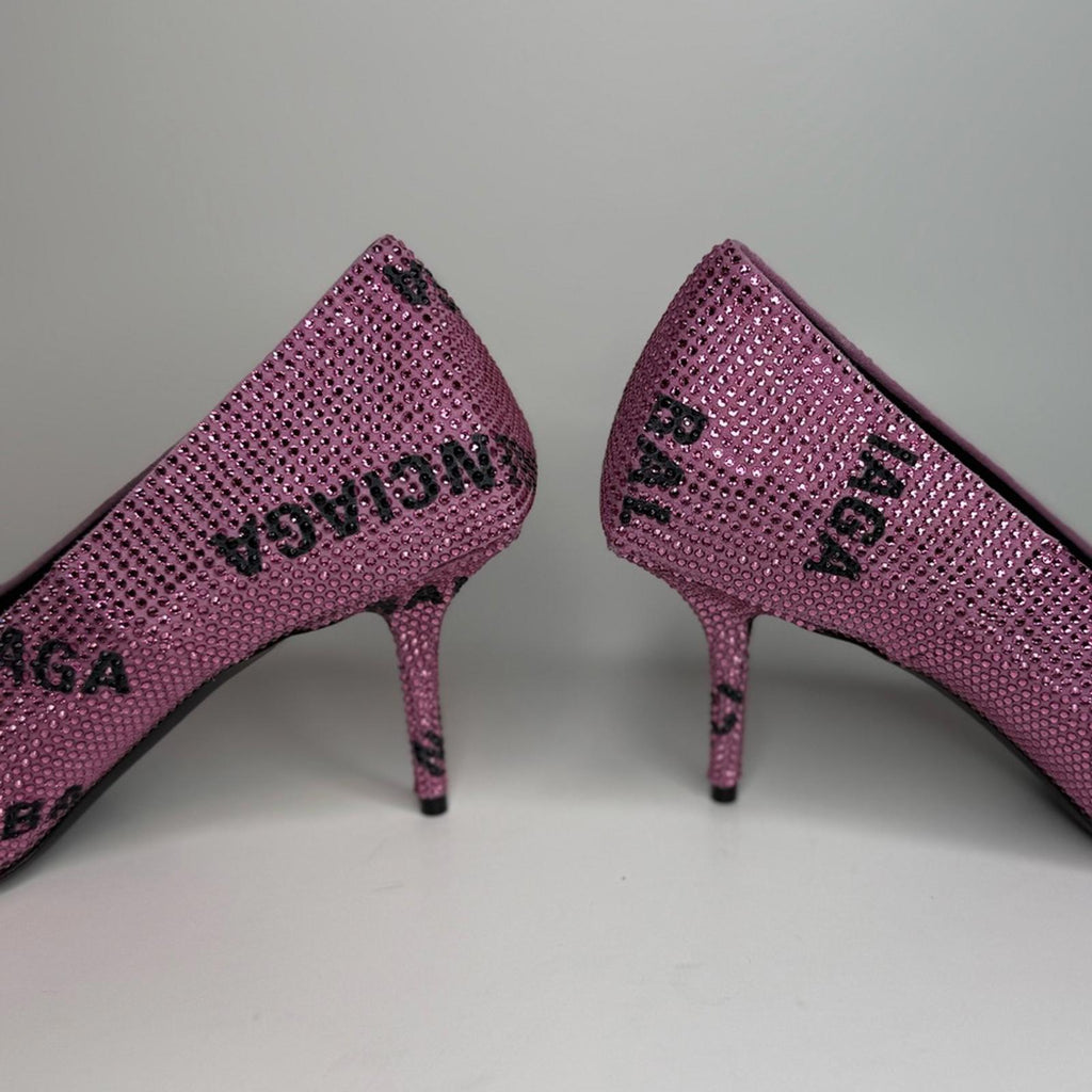 Balenciaga Square Knife Embellished Pumps