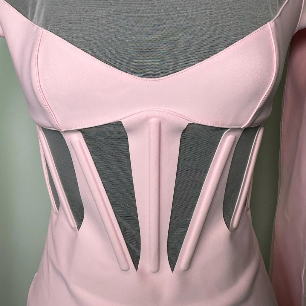 Mugler Laser Cut Dress Corset