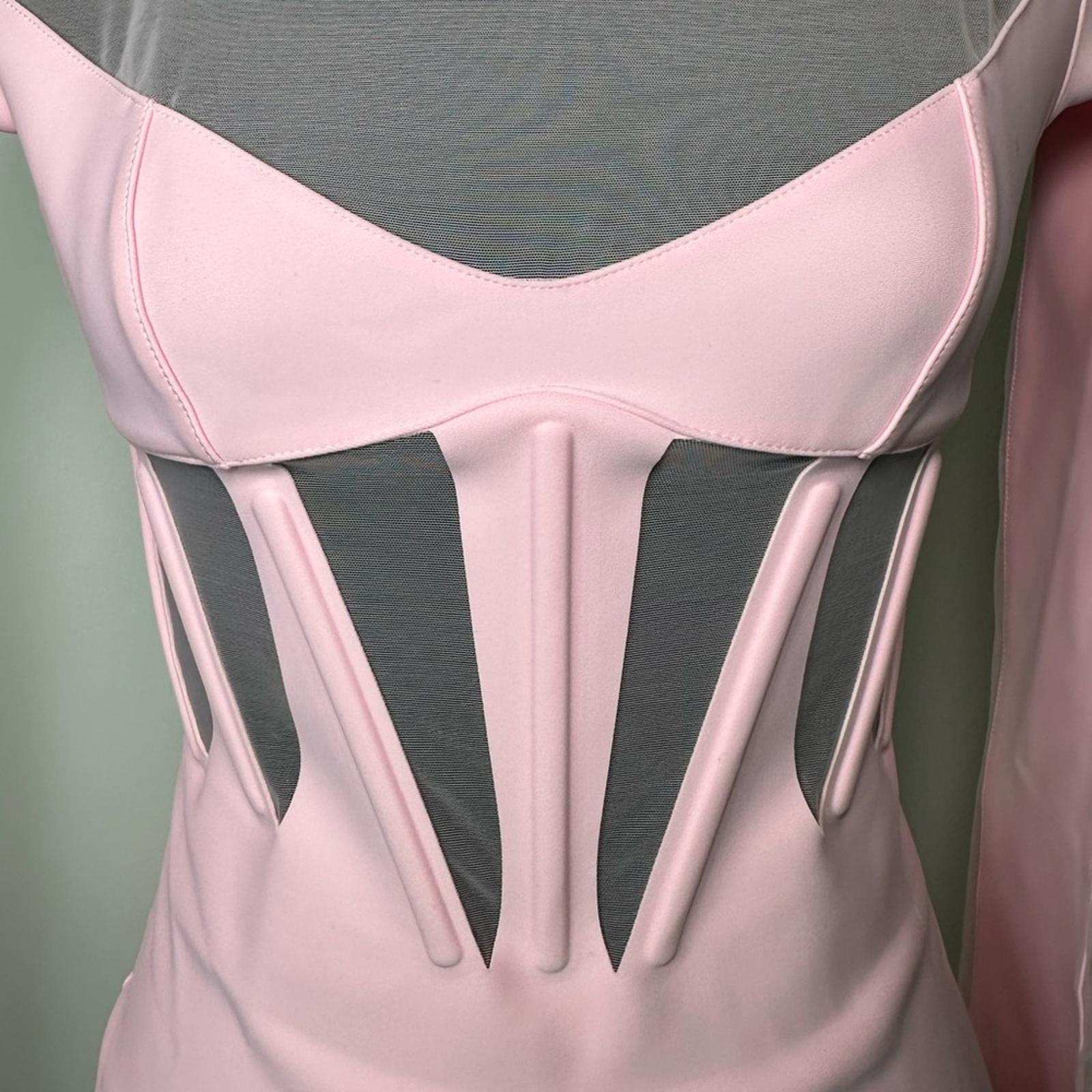 Mugler Laser Cut Dress Corset