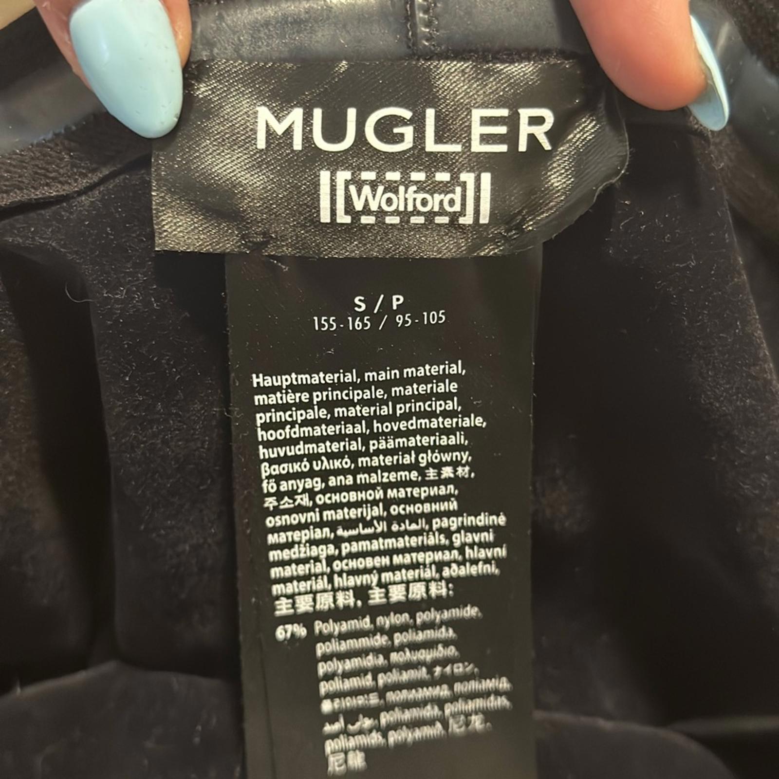 Wolford x Mugler Flock Shaping Leggings